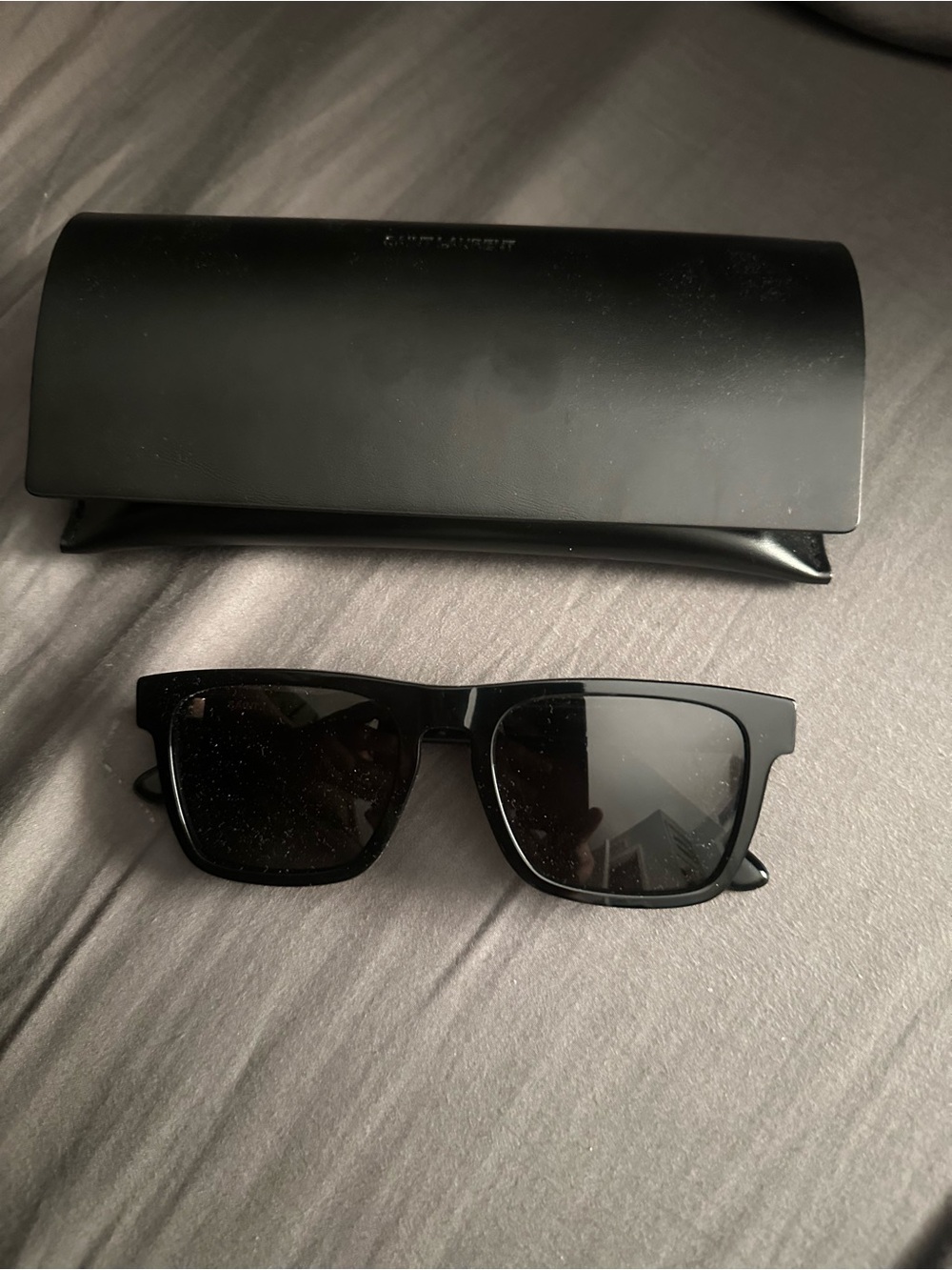 YSL Rectangular Sunglasses with Case